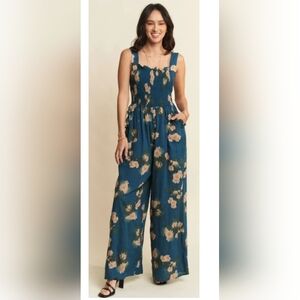Davi & Dani SEALED! NWT! Be Patient Jumpsuit in Teal. Sz Md. R2S!